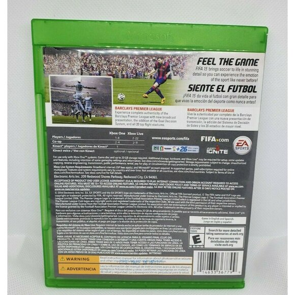 FIFA 15 (Microsoft Xbox One, 2014) EA Sports No Scratches Clean - Picture 4 of 7